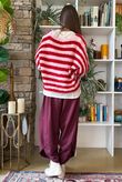 Stripe Boucle Slouch Knit Morello & Rose